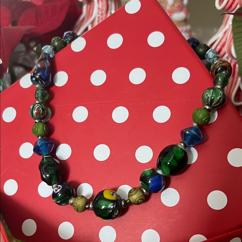 Vintage 1970’s Venetian Beaded Necklace